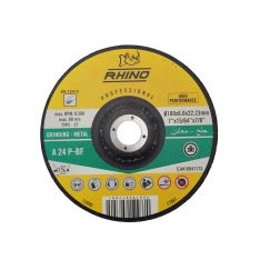 RHINO, 5 Pcs Metal Grinding Disc 180 X 6.4 X 22.23 mm