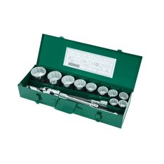 SATA ,15 PC. 3/4" DRIVE 12 POINT METRIC SOCKET SET