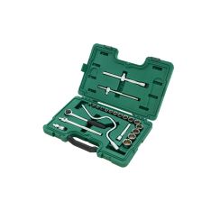 SATA, 22PC. 1/2"DRIVE 12 POINT SAE SOCKET SET 5/16" & 1 1/4"