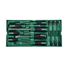 SATA, 13Pc. Screwdriver Tray Set