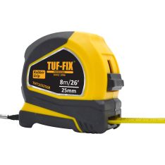 TUF-FIX, Rubber Measuring Tape 8M Metric/Imperial