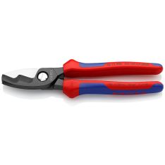 KNIPEX, Cable Shears With Twin Cutting Edge Burnished 200 mm