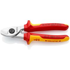 KNIPEX, Cable Shears Chrome Plated Vde 165 mm