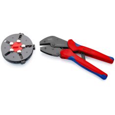 KNIPEX, Multicrimp® Lever Action Crimping Pliers With Changer Magazine Burnished 250 mm