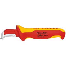 KNIPEX, Dismantling Knife With Guide Shoe Vde 180 mm