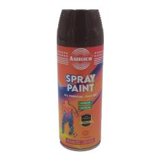 Asmaco, Spray Paint, Indoor, Outdoor, Brown, 400 ml