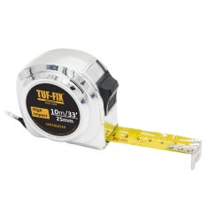 TUF-FIX, High Impact Measuring Tapes 10M/E X 25mm Metric / Imperial