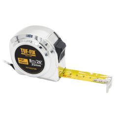 TUF-FIX, High Impact Measuring Tapes 8M/E X 25mm Metric / Imperial