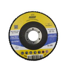 RHINO, 5 Pcs Flap Disc Ss 115X22mm Z60 T27