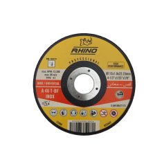 RHINO, 5 Pcs Inox/Universal Cut Disc 115 X 1.0 X 22.23 mm