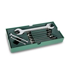 SATA, 10Pc. Open End & Combination Wrench Tray Set