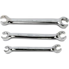 SATA, 3Pc. Full Polish Flare Nut Wrench Set