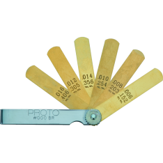 PROTO, 6 Blade Non-Magnetic Feeler Gauge Set
