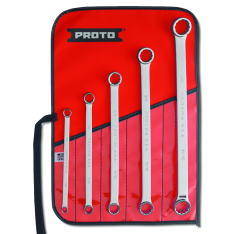 PROTO, 5 Piece Box Wrench Set - 12 Point