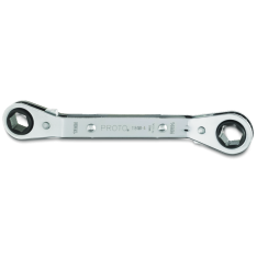 PROTO, Offset Double Box Reversible Ratcheting Wrench 12 X 14 mm - 6 Point