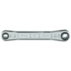 PROTO, Double Box Ratcheting Wrench 1/4" X 5/16" - 12 Point