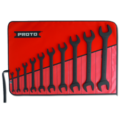 PROTO, 10 Piece Black Oxide Open-End Wrench Set