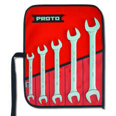 PROTO, 5 Piece Satin Open-End Wrench Set