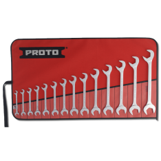 PROTO, 14 Piece Full Polish Angle Open-End Wrench Set