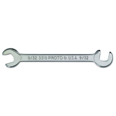PROTO, Short Satin Angle Open-End Wrench - 9/32"