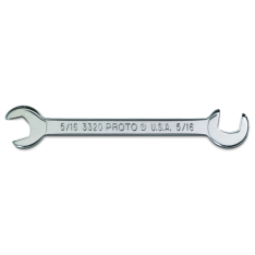 PROTO, Short Satin Angle Open-End Wrench - 5/16"