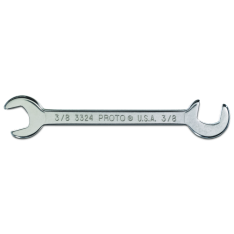 PROTO, Short Satin Angle Open-End Wrench - 3/8"