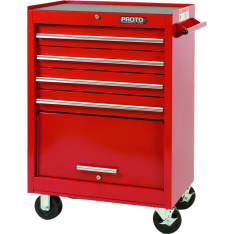 PROTO, 440Ss 27" Roller Cabinet - 4 Drawer, Red