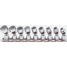 PROTO, 1/4" Drive 9 Piece Universal Socket Set - 12 Point