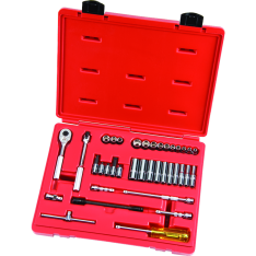 PROTO, 1/4" Drive 37 Piece Combination Socket Set