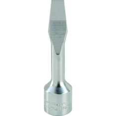 PROTO, 3/8" Drive Slotted Screwdriver Bit Socket 1/4" (Two-Piece Design)