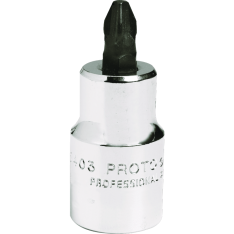 PROTO, 1/2" Drive Phillipsscrewdriver Bit Socket - # 3