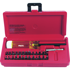 PROTO, 28 Piece Magnetic Screwdriver Bit Set