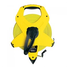 STANLEY, Fiberglass (Power Winder) 100M Open Case 'M' Tape