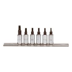 PROTO, 1/4" Drive 6 Piece Torxbit Set