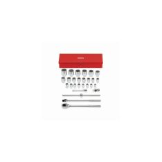PROTO, 3/4" Drive 28 Piece Metric Socket Set - 12 Point