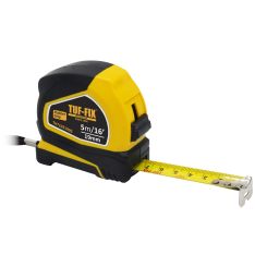 TUF-FIX, Rubber Measuring Tape 5M Metric/Imperial