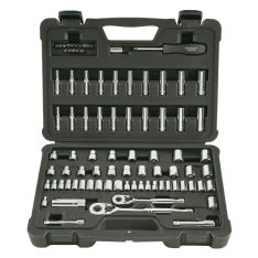STANLEY, 85 Piece 1/4 In & 3/8 In Drive Mechanic'S Tool Set