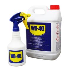 WD-40, 5 Liter With 600 Ml  Empty Spray Applicator Bottle